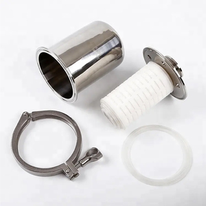 جهاز تنفس صحي من الفولاذ المقاوم للصدأ SS304 1 بوصة مع جهاز تنفس Rebreather لعنصر PTFE مع طرف triclaura - Product Image 1