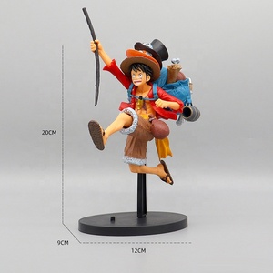 2025กระเป๋าเป้สะพายหลัง PVC ลายการ์ตูนหนึ่งชิ้นสำหรับลูฟี่เอซซาโบรูปปั้นพี่น้องสามคนของตกแต่งโมเดล - Product Image 3