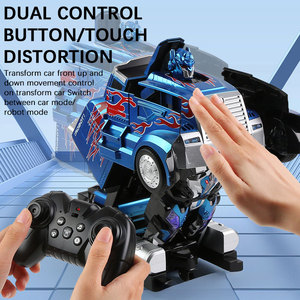 <span class=keywords><strong>Auto</strong></span> RC Elettrica Trasformabile 1:12, Robot con Sensore di Gesti, Illuminazione e Spruzzo, <span class=keywords><strong>Camion</strong></span> Vintage Telecomandato - Product Image 4