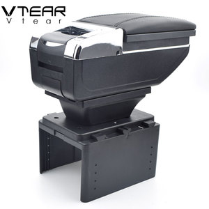 Vtear Per <span class=keywords><strong>Fiat</strong></span> Punto Palio Brava Bravo 500 Linea Marea archivio centrale scatola di immagazzinaggio filo rosso auto-styling ABS bracciolo <span class=keywords><strong>accessori</strong></span> - Product Image 4