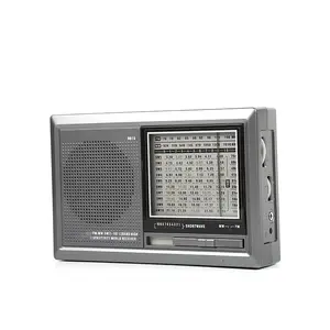 मजबूत शॉर्टवेव रेडियो AM एफएम SW1-10 बहु बैंड रेडियो एनालॉग रेडियो उच्च संवेदनशीलता के साथ विश्व रिसीवर एंटीना कॉर्ड के साथ