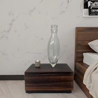 Diffuseur d'huile essentielle de brume fraîche électrique de haute qualité Design en verre en bois avec grain de bois naturel sans eau pour un usage domestique