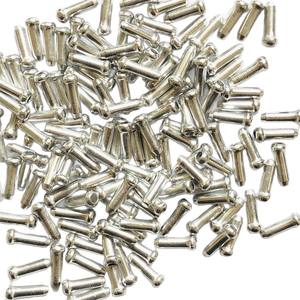 Embout de câble en aluminium pour dérailleur de vélo, pièces de rechange pour câble intérieur de frein, finition naturelle - Product Image 1