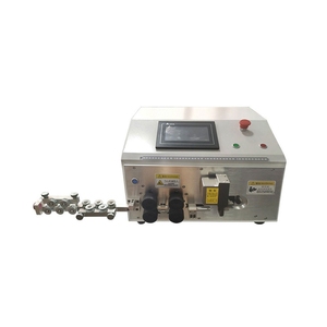 Max 16mm2 Full Automatic <b>Cable</b> Hard <b>Cable</b> Wire Cutting <b>Stripping</b> Bending <b>Machine</b> - Product Image 4