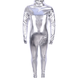 Combinaison Métallique Manyusha – Tenue de Scène Intégrale Sans Coutures pour Enfants – Collection Printemps 2026 – Source Transfrontalière - Product Image 4