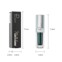 Fard à paupières liquide imperméable personnalisé avec logo, vente en gros, marque privée, maquillage, pigment chromé caméléon, fard à paupières liquide multichrome