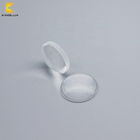 Projecteur à faisceau étroit lumière chirurgicale verre de quartz UV Led Plano lentille convexe 30mm UVC