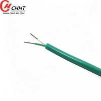 Fil thermocouple isolé torsadé en caoutchouc silicone de type K, résistant aux hautes températures, à bas prix, tension 12-300V