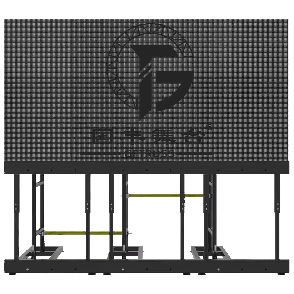 Event Hanging Video LED Wand Display Stand Rack Truss Aluminium legierung Ground Support Led Screen Truss