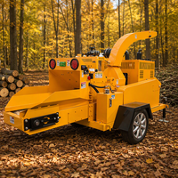 Broyeur de copeaux de bois Euro 5 CE EPA, déchiqueteuse de bois, machine à fabriquer de la sciure de bois