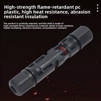 Connecteur solaire mâle-femelle 1500V 45A IP67 étanche pour connexion de câbles de panneaux solaires 2,5mm² 4mm² 6mm²