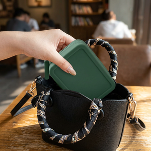 Pochette Quadrata Personalizzata con Cerniera, Portamonete Cosmetico in Silicone, Custodia per Rossetto, Mini <span class=keywords><strong>Trousse</strong></span> Maquillage in Silicone, Borsa a Tracolla - Product Image 2