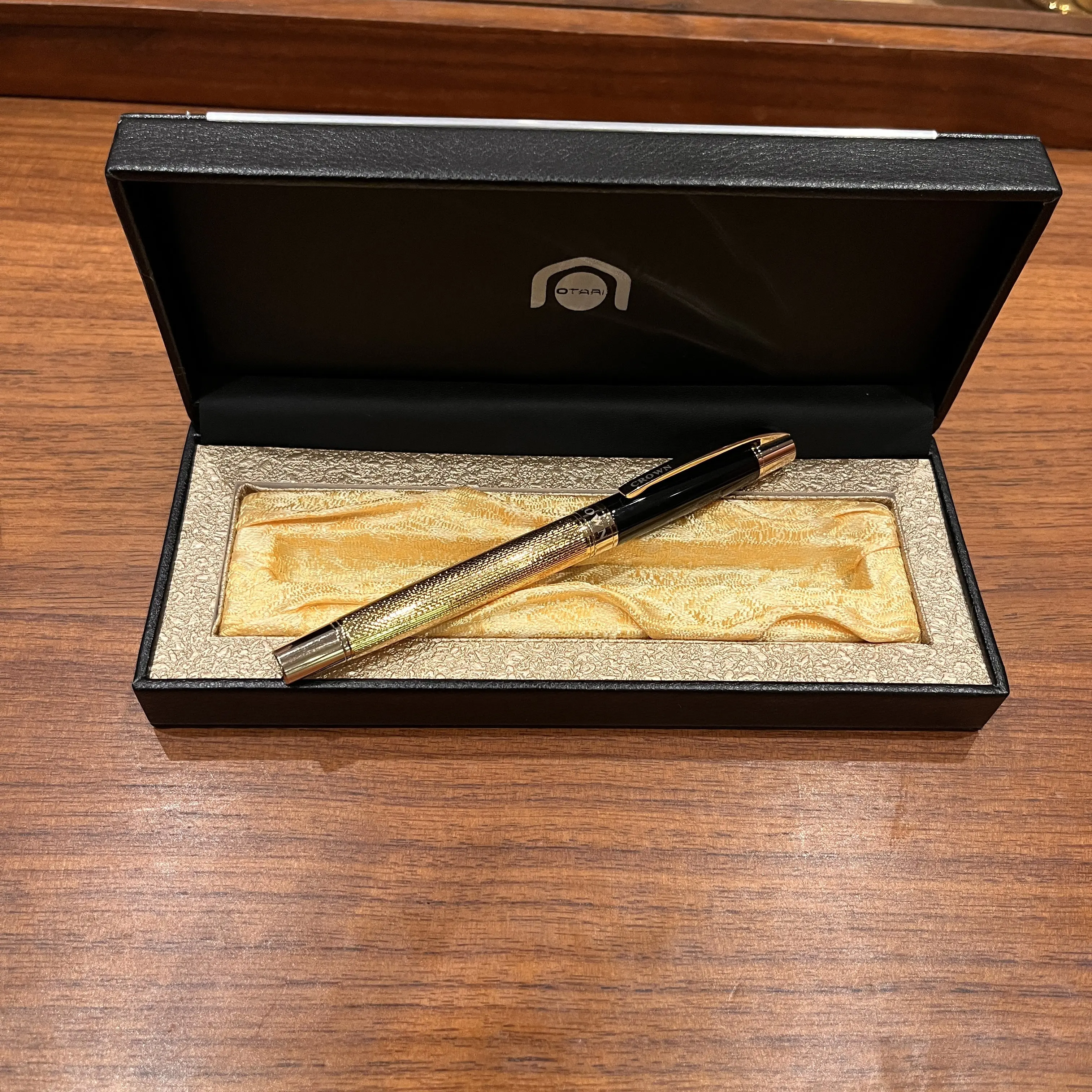 Profession elle Executive Office klassisches Design Kugelschreiber Geschenk Stift Set benutzer definierte Firma Gold Farbe Kugelschreiber