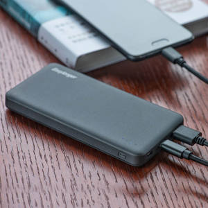 厂家直销价格便携式oem双usb输出微型c型超薄电源组10000毫安 - Product Image 3