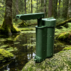 Filtre à eau portable ZEYUAN <span class=keywords><strong>1L</strong></span> en ABS, filtration super puissante, purificateur d'eau pour le camping, la randonnée, les voyages et la survie - Product Image 1