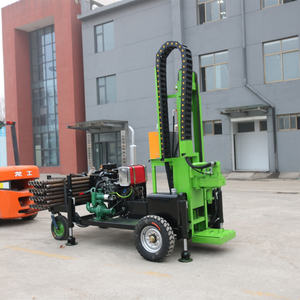 Petite perceuse à vis à quatre roues légère et rapide pour puits d'eau à jambe hydraulique perceuse à quatre roues - Product Image 3