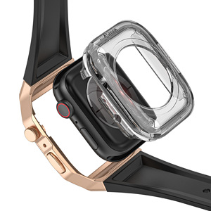 Boorui Silicona Todo en uno para <span class=keywords><strong>Apple</strong></span> Watch Band Banda de reloj de gama alta para <span class=keywords><strong>Apple</strong></span> Watch Band para 39 40 42 44 45 49mm - Product Image 6