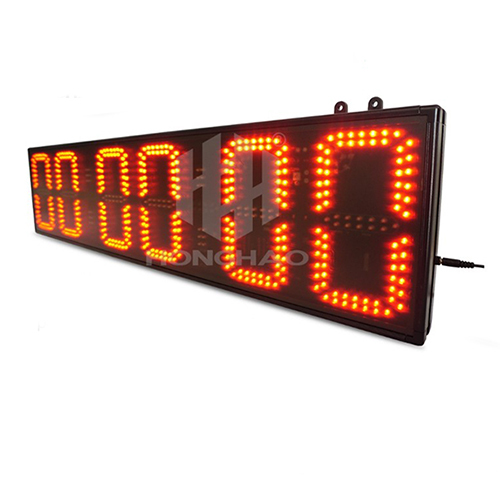Hangzhou Honghao  8' 6 Digits Big Size Clock Remote Control Outdoor Countdown Clock Timer