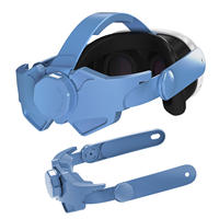 Tali Kepala VR Ergonomis yang Dapat Disesuaikan, Pengganti Tali yang Lebih Nyaman, Sempurna untuk Headset Meta Quest 3 dengan 3 Pilihan Warna