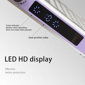 Collecteur de poussière à ongles double turbo 4500 tr/min, aspiration puissante, faible bruit, aspirateur à ongles ultra-fin pour salon, maison, bricolage - Product Image 4