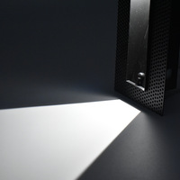 Lumière d'escalier encastrée sans cadre en aluminium blanc chaud, sans bordure, extérieure, étanche IP65, murale, LED