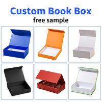 Boîte cadeau magnétique de luxe personnalisée avec poignée d'emballage boîte noire en papier de carton rigide pliable avec logo personnalisé