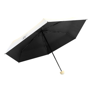 Gradient Capsule Sun Umbrella Mini Compact Portable UV Protection UPF50+ For Travel Dual Use Sunny Rainy Umbrella - Product Image 5