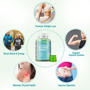 Mousse de mer Gummies Fudge irlandais en vrac bio Vitamine B Biotine Vegan Gummy Bear <span class=keywords><strong>Bonbon</strong></span> mou mousse de sureau <span class=keywords><strong>noir</strong></span> - Product Image 4