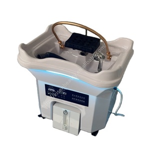 Kisen Meilleur Prix Qualité Export Bac à Shampooing Portable en Plastique pour Spa Capillaire Japonais avec Chauffage, Réservoirs d'Eau et Vaporisateur Léger - Product Image 1