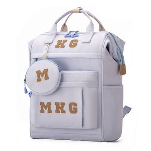 <b>Hot</b> Sale 2PCS Mommy Backpack Set Custom Logo Baby Diaper Bags With USB - Product Image 6