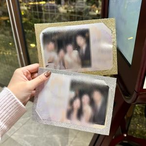 จีน 13x18 ซม. 20 ชิ้นต่อถุง ซองใส่รู<span class=keywords><strong>ป</strong></span>ภาพเคลือบกลิตเตอร์เมทัลลิกแบบกำหนดเองพร้อมหน้าต่าง - Product Image 5