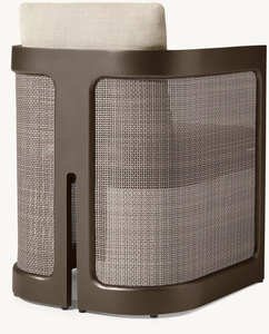 Patio Chair Aluminum Furniture Teslin <b>Garden</b> Dining Chair Set Outdoor - Product Image 4