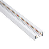 Système d'éclairage sur rail commercial réglable pour plafond suspendu, projecteur linéaire GU10, éclairage sur rail LED pour supermarché