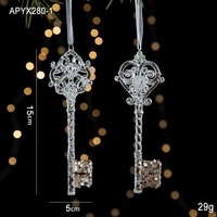 Décoration de paillettes d'arbre de Noël de luxe ornements suspendus décorations