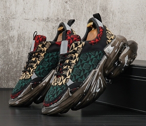 Chaussures basses décontractées pour hommes, chaussures de sport tendance pour l'extérieur, semelle épaisse avec hauteur accrue à l'intérieur, antidérapantes - Product Image 1