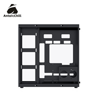 Gabinete Gaming AntarcChill Black Full Tower Panorámico con Panel de Vidrio Frontal y Lateral, Compatible con AIO de 360mm, ATX, USB 3.0
