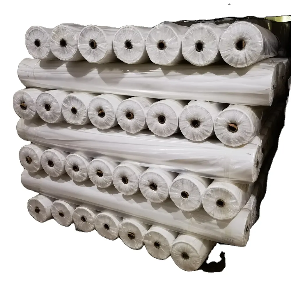Henghua White 70gsm 160cm width 100m/roll PP Spunbond Non woven fabric polypropylene lining fabric