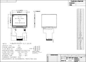 Polcd Small 2,31-Zoll-LCD-Bildschirm 320x240 Auflösung ILI9342C 2,3-Zoll-Tft-LCD-Display - Product Image 6