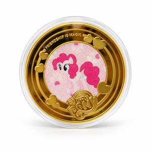 Moneda <span class=keywords><strong>de</strong></span> <span class=keywords><strong>Aventura</strong></span> Mágica para Mascotas 2026: Cinco Poses Preciosas <span class=keywords><strong>de</strong></span> Arcoíris, Hierro Bañado en Oro con Estuche - Product Image 6