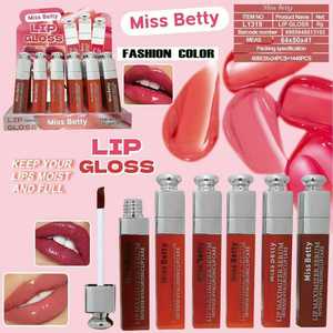 Set di lucidalabbra con Logo personalizzato Miss Betty confezione all'ingrosso di 1440 pezzi Mini lucidalabbra idratante e a copertura completa - Product Image 1