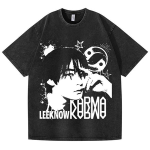 เสื้อยืดลาย kpop starykids ล้างแล้ว<span class=keywords><strong>กรรม</strong></span>คุณภาพสูงสไตล์ INS แขนสั้นคอกลมแขนสั้น Felix bangchan hyujin Han i.n ของขวัญ - Product Image 5