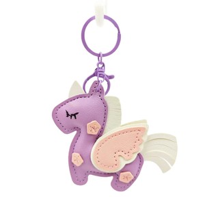 Elegante Portachiavi con Charm Volante, Graziosa Figura di Pegaso, Portachiavi Unicorno Fatto a Mano <span class=keywords><strong>in</strong></span> Pelle PU per Regali - Product Image 3