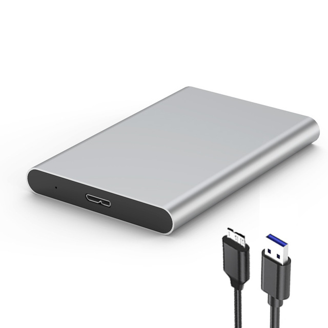 25-inch USB 3.0 Aluminum Alloy External Hard Drive Enclosure Screw-free for High-speed Data Transfer