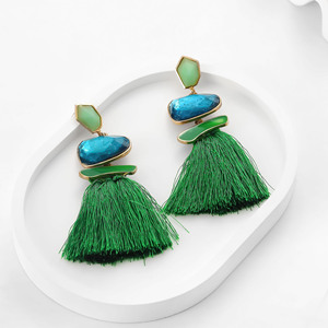 Pendientes de Borla con Rubí, Estilo Étnico, Venta <span class=keywords><strong>al</strong></span> <span class=keywords><strong>por</strong></span> <span class=keywords><strong>Mayor</strong></span> de Joyería, Éxito de Ventas en Europa y América - Product Image 4