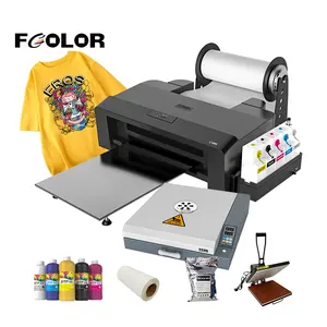 FCOLOR A3 A4 foglio 30cm rullo DTF stampante DTF pellicola stampante DTF macchina di trasferimento di calore