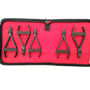 Pinzas Dentales Ortodónticas de Acero Inoxidable, Alicates de Alineación Manuales, Kit de Instrumentos Quirúrgicos Ergonómicos Reutilizables con Recubrimiento Negro Clase I - Product Image 2