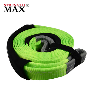 진리 레디 토잉 스트랩 로프 폴리에스터 자동차 나일론 견인 로프 스트랩 복구용 오프로드 4x4 4WD 오프로드 차량 트럭용 - Product Image 3