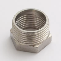 Conector Macho Sanitario de Acero Inoxidable Forjado de Alta Presión con Cabeza Hexagonal de Forma Igual, Tratamiento de Superficie DIY, Multitamaño, OEM Personalizable