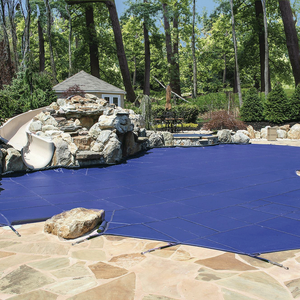 Couverture de sécurité pour piscine, système d'ancrage en maille robuste, stabilisée aux UV, service de découpe sur mesure, vente en gros, OEM, ODM - Product Image 5