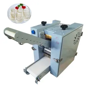 Momo Samosa Mesin Pembungkus Pangsit Otomatis Penekan Kulit Kecil Mesin Pembuat Tortilla Chapati Presser Roti Maker